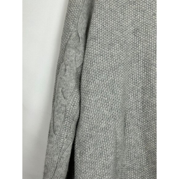 The Cashmere Project Womens Gray Open Front Cardigan Sweater M 100% Cashmere - Picture 7 of 8